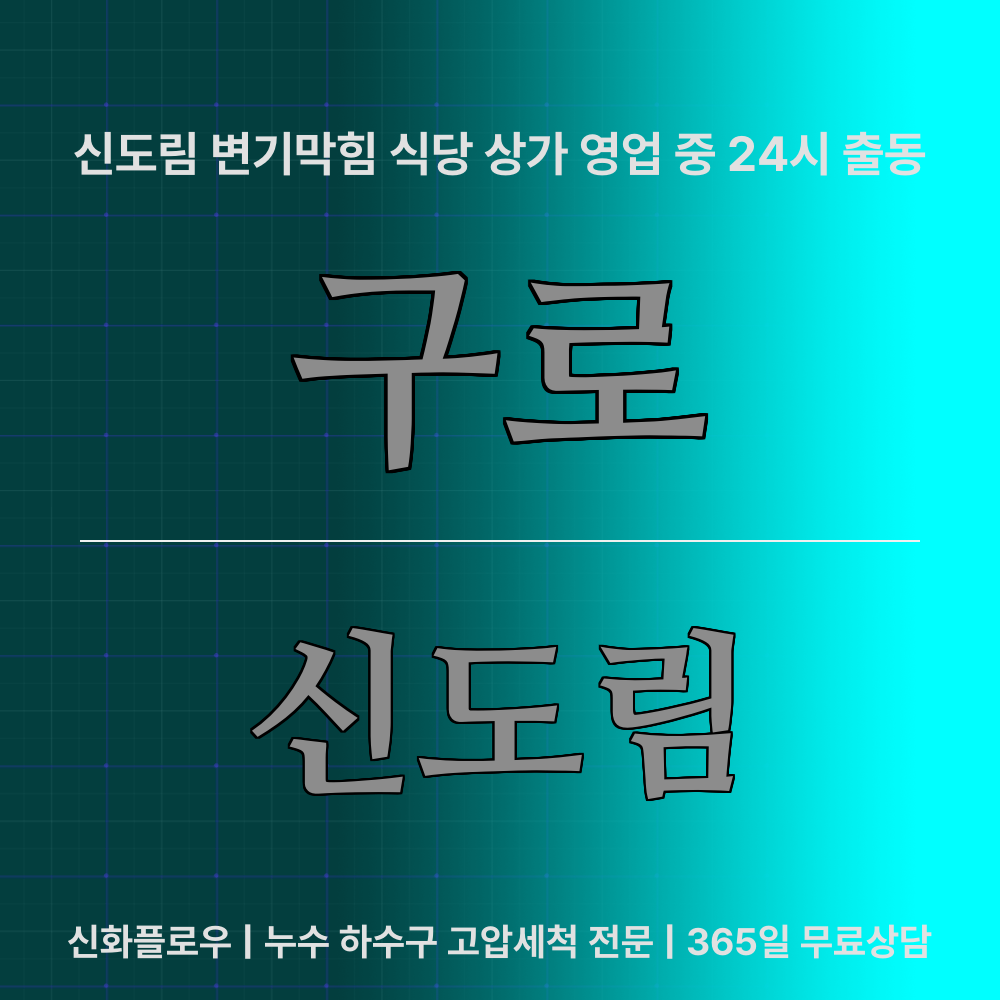 구로 신도림 변기막힘 대표 이미지