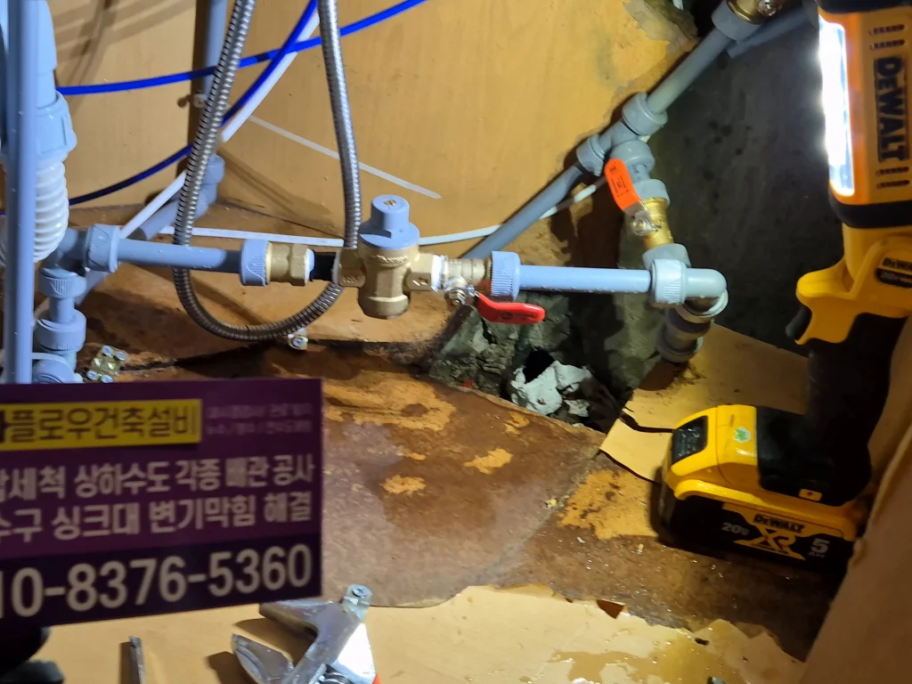 은평구 대조동 하수구고압세척 작업 현장