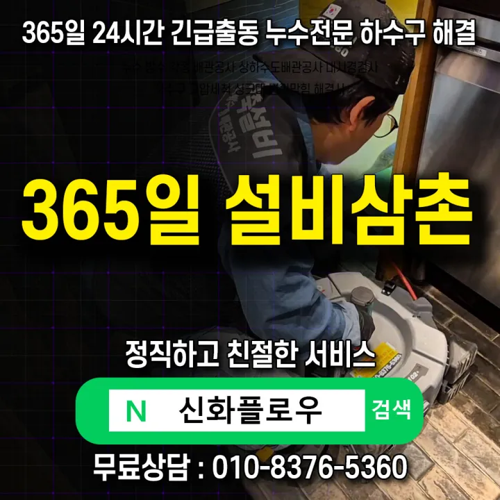안양시 만안구 하수구막힘 원인 점검