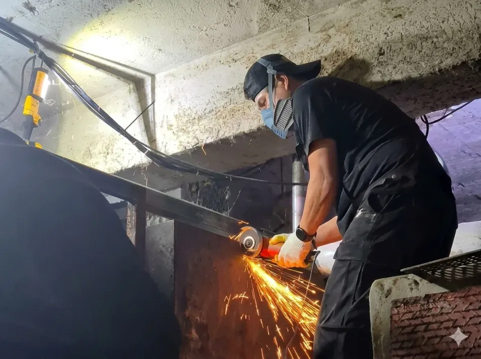 하수구냄새 배관 슬러지 부패 확인