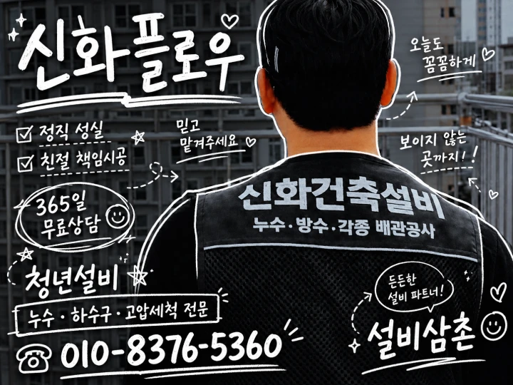 신화플로우 현장 손글씨 자료