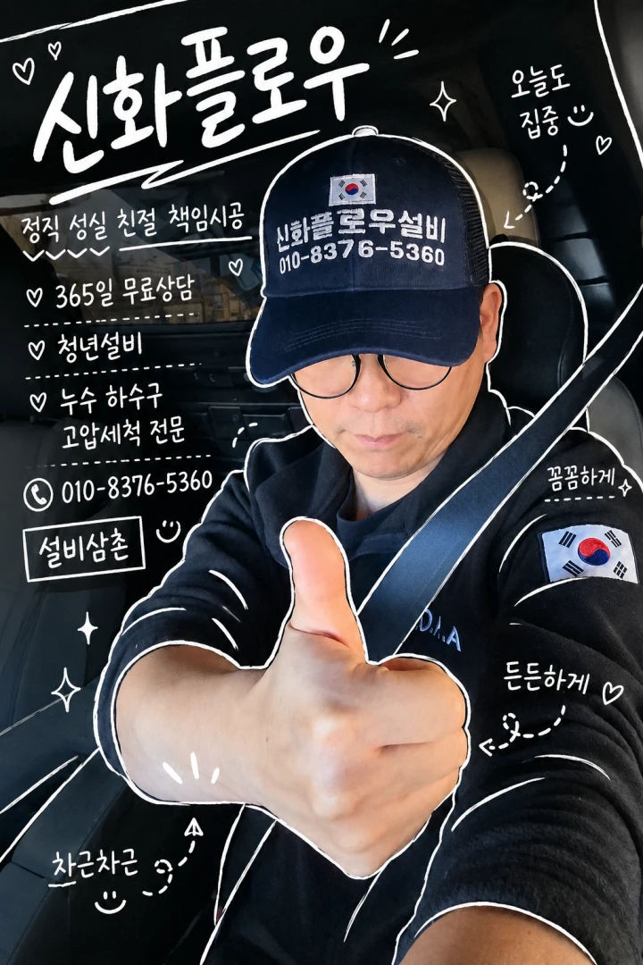 신화플로우 현장 손글씨 자료