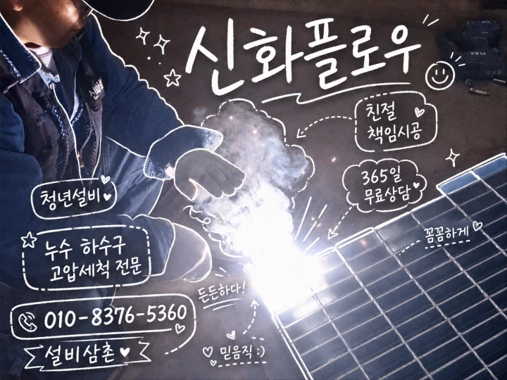 신화플로우 현장 손글씨 자료